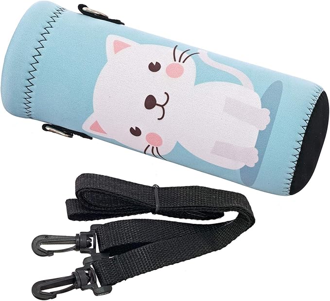 AUPET Water Bottle Bag Carrier,24oz/32oz Insulated Neoprene bottle Sling Holder Case Pouch Cover for 1000ML/750ML Bottles with Shoulder Strap for walking
