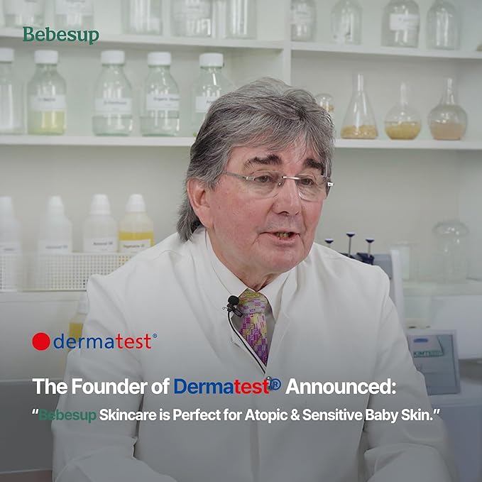 BEBESUP- 베베숲 Instant - Cooling Relief Baby Soothing Gel | Korean Skincare for Sensitive & Atopic Skin 3-Sec Cooling Effect Clinically Tested Hypoallergenic Dermatologist Approved 6.76 fl oz