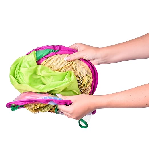 Barney Pop Up Playground, Ball Pit with 25 Play Balls and Basketball Hoop, Toddlers 2+