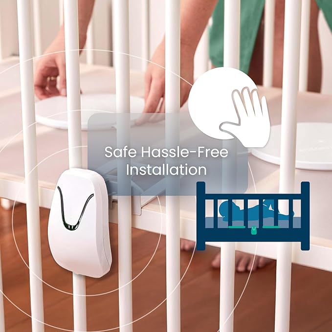 Babysense Video & Breathing Movement Monitor - Video Baby Monitor with Breathing Motion Detection & Alerts Bundle Pack - Video Monitor V24R with Babysense 7 Under-The-Mattress Sleep Monitor