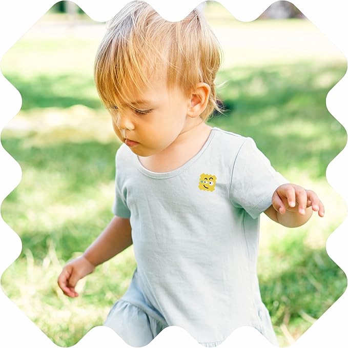 BuzzPatch Mosquito Patch Stickers for Kids (60 Pack) - All Natural, Plant Based Ingredients, Non-Toxic, DEET Free, Citronella Essential Oil Insect Patches, for Toddlers, Babies, Children (2)