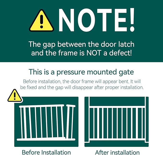 Babelio Auto Close Baby Gate with Small Cat Door, 29-43" Metal Cat Gate for Doorway, Stairs, House, Easy Walk Thru Dog Gate with pet Door, Includes 4 Wall Cups and 3 Extension Pieces, Gray