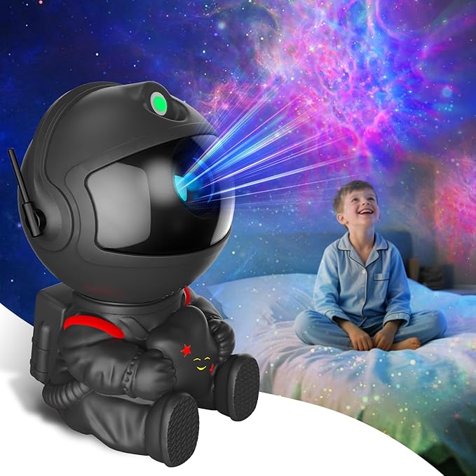 Astronaut Kids Nebula Star Light - Galaxy Bedroom/Adult Playroom Projector, Home Theater Decoration