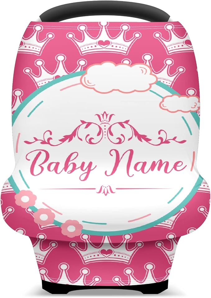Baby Car Seat Stroller Cover Nursing Cover New Mom Breastfeeding Scarf Soft Stretchy Infant Carrier Cover Car Canopy Coverage