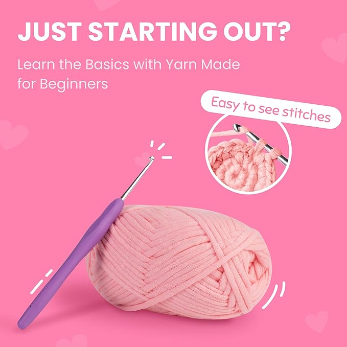 Cookie Box Crochet Kit for Beginners - Learn to Craft Amigurumi Stuffed Animals - Knitting Gift for Kids and Adults - Beginner-Friendly Yarn - Stitch-by-Stitch Video Tutorial - Bunny Lola