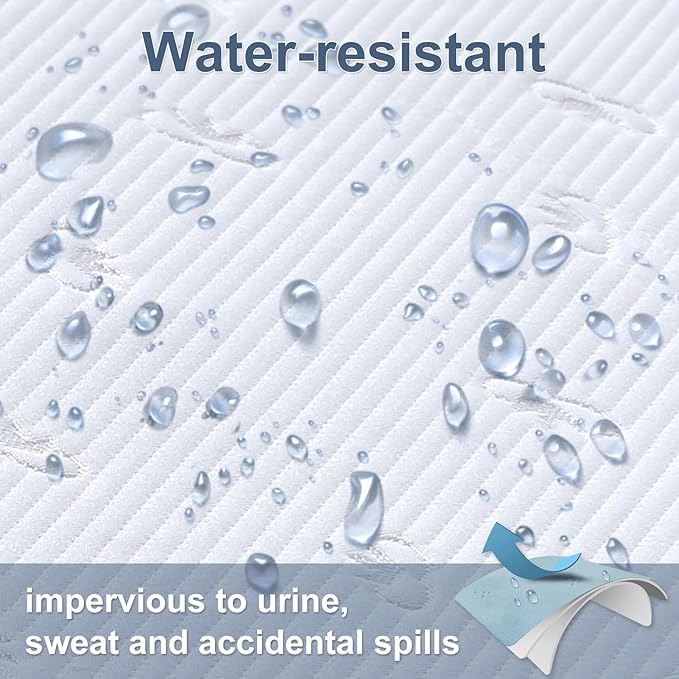 Baby Bassinet Mattress 33x 19 inches- Firm Support and Comfort Premium Foam,Noiseless and Odorless,Hypoallergenic Small Crib Mattress, Fits Moses Basket, Dual Sided with Soft Breathable Fabric