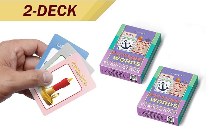 Creanoso US Schools and Learning Flash Cards Series (2-Deck)