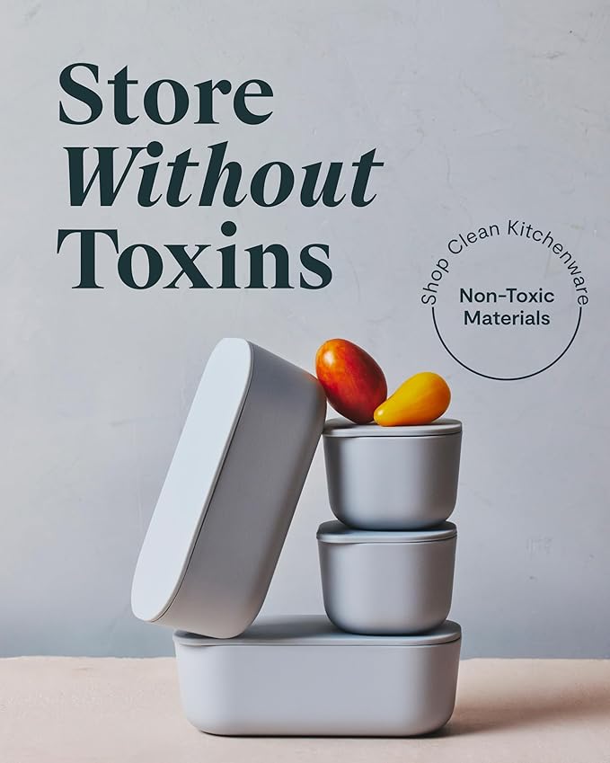 Caraway 2pc Dash Inserts - Dash Ramekins w/Lid - Easy to Store, Non Toxic - Perfect for Sauces, Garnish, & Small Snack or Sides