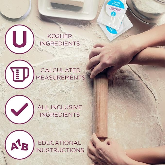 BAKETIVITY Kids Baking DIY Activity Kit - Bake Delicious Healthy Gluten Free Granola Bars with Pre-Measured Ingredients – Best Gift Idea for Boys and Girls Ages 6-12