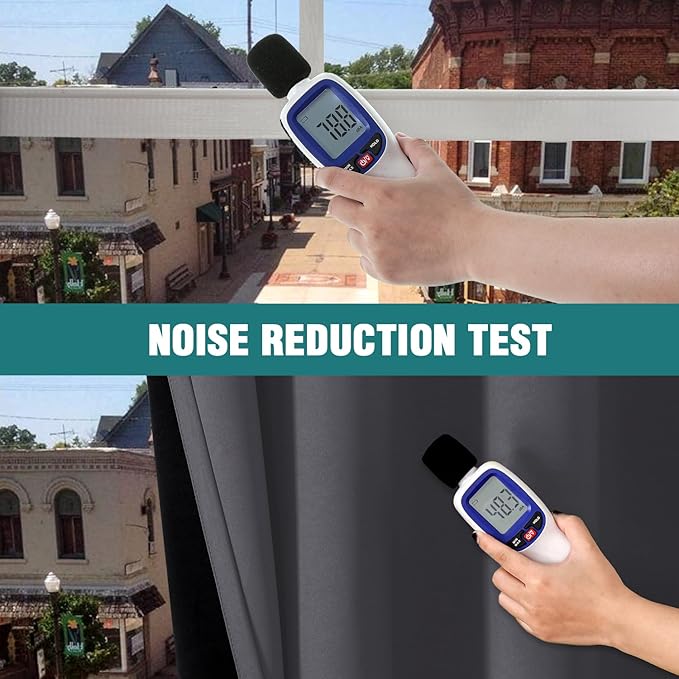 ChrisDowa 100% Blackout Curtains for Bedroom with Black Liner, 2 Thick Layers Total Blackout Thermal Insulated Grommet Small Window Curtains 54 Inch Long 2 Panels Set (Dark Grey, 52 x 54 Inch)