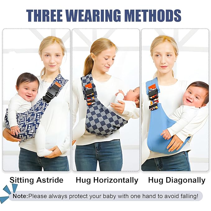 Baby Sling Carrier,Baby Sling,Toddler Carrier,Adjustable and Non-Slip Hip Seat Carriers Carrying 10-30 lbs(Grey)