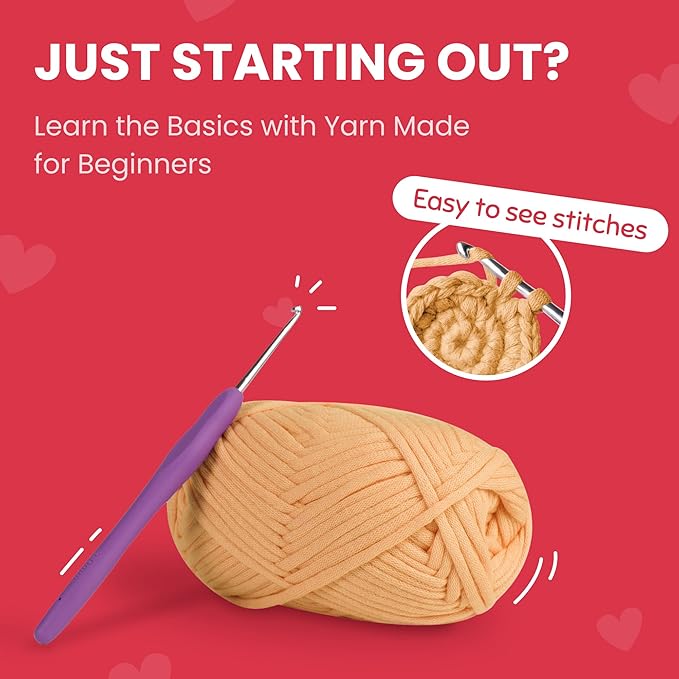 Cookie Box Crochet Kit for Beginners - Learn to Craft Amigurumi Stuffed Animals - Knitting Gift for Kids and Adults - Beginner-Friendly Yarn - Stitch-by-Stitch Video Tutorial - Bear Charlie