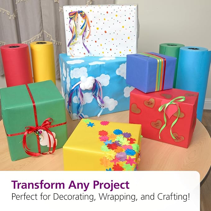 Colorations DSPU Dual Surface Paper Roll, Purple, 36" x 1000' (1 Roll)