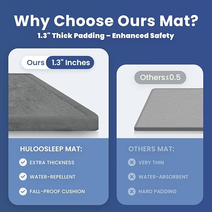 Baby Play Mat for Floor,1.3" Thick Memory foam Tummy Time Mat,79"×158“ Extra Large Soft Velvet Nursery Rug,Non Slip Safe for Crawling,Toddlers,Infants,kids,Tatami Style for Living Room(Dark Grey)