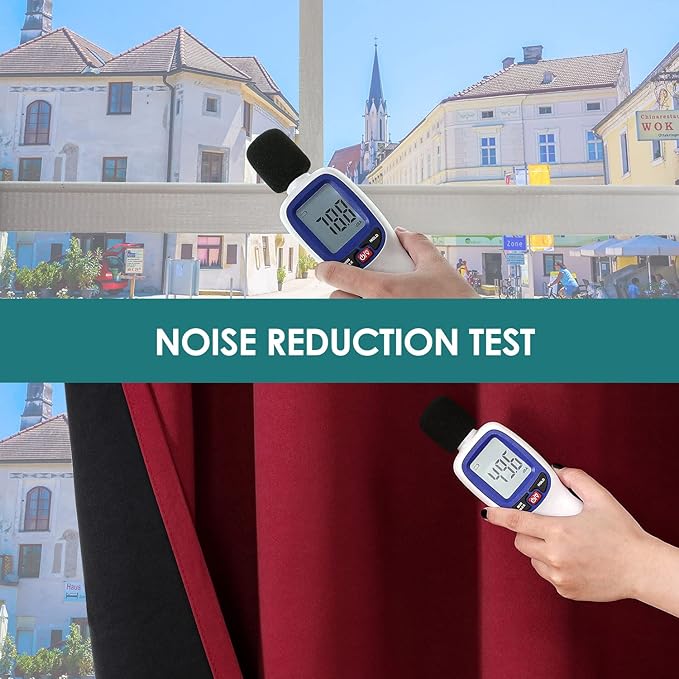 ChrisDowa 100% Blackout Curtains 78 inch Long for Bedroom with Black Liner, 2 Thick Layers Total Blackout Thermal Insulated Grommet Window Curtains 2 Panels Set (Burgundy, 42 x 78 Inch)