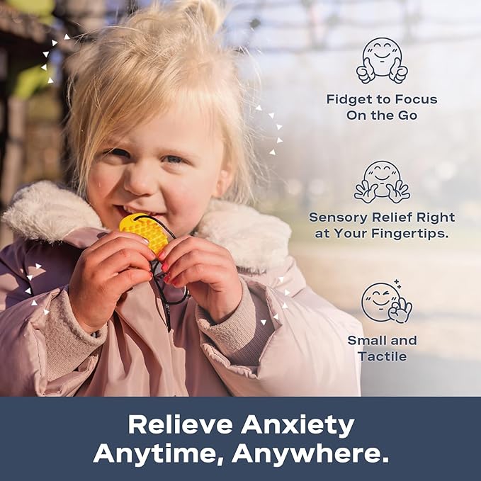 Chewy Necklace Sensory Aid for Kids, Ideal Teething Toy Made from Soft, Smooth, Food-Grade Silicone for Relief and Stimulation. Provides Comfort and Gentle Support for Children.