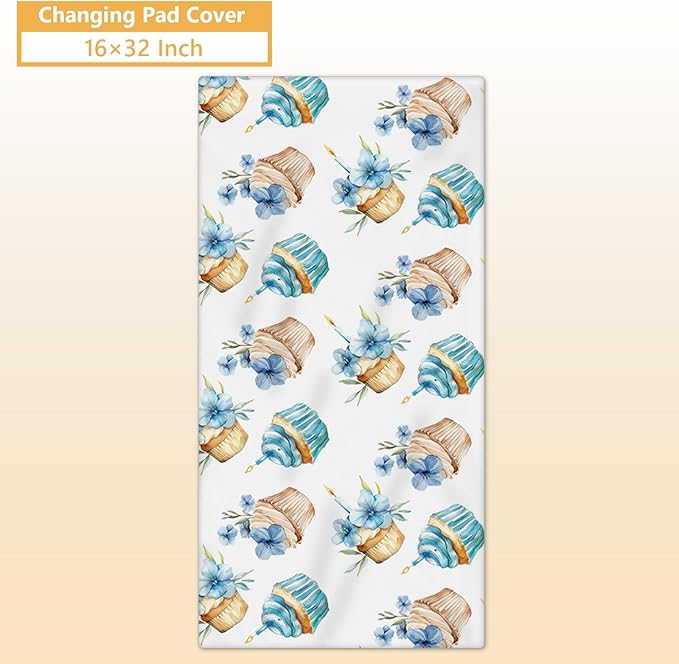 Custom Baby Crib Set - 5 Pcs Personalized Name Blue Dinosaur Crib Bedding Set for Infants Toddlers - Soft Double Layer Nursery Bedding Set for Boys - Customized Gifts for Baby Shower Birthday