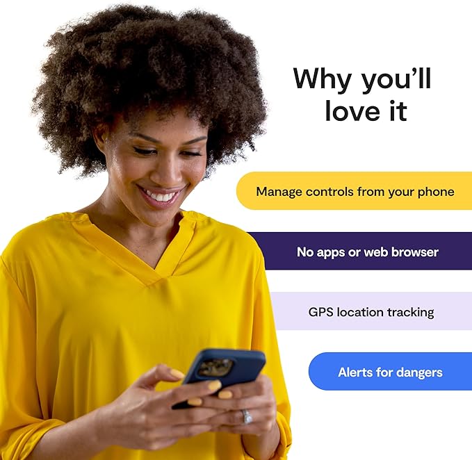 Bark Watch - Safest Smart Watch for Kids - Talk and Text - GPS Tracking - Text, Video, and Phone Monitoring - Manage All Contacts - SOS Button - CV16