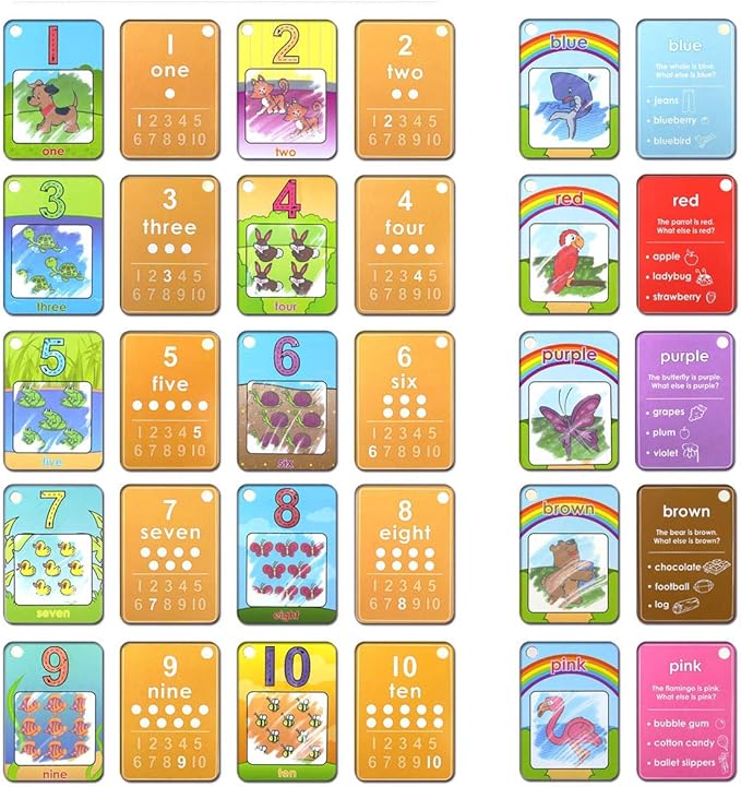 Coolplay Water Coloring Cards Learning Number Shape Color Toddler Girl Toy Water Paint Cards Airplane Activities for Kids Toy
