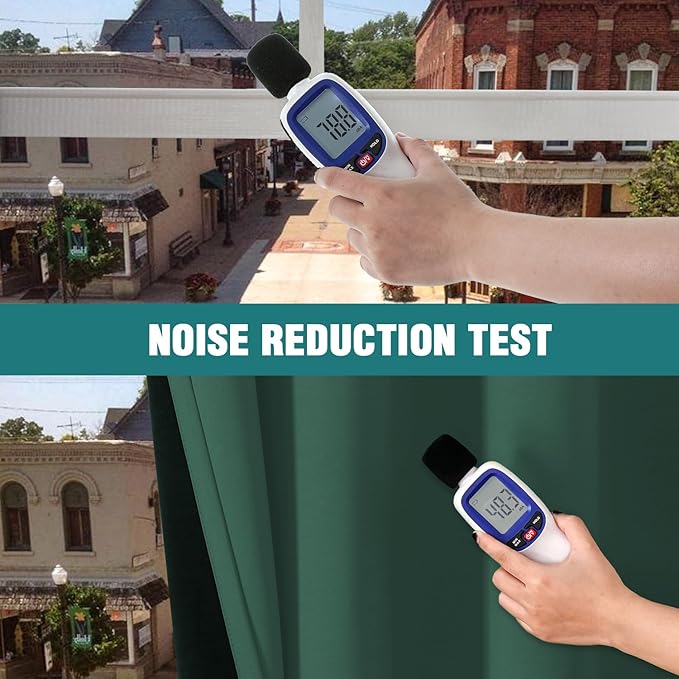 ChrisDowa 100% Blackout Curtains for Bedroom with Black Liner, 2 Thick Layers Total Blackout Thermal Insulated Grommet Window Curtains 2 Panels Set (Forest Green, 52 x 63 Inch)