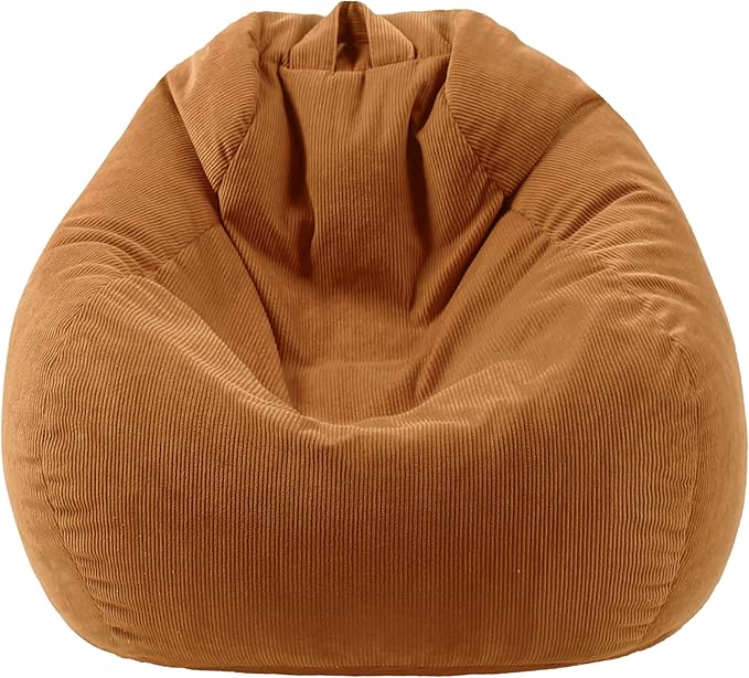 Bean Bag Chairs for Kids Chair Round Sofa Memory Foam Filling Reading Gaming Sofa for Living Room Bedroom