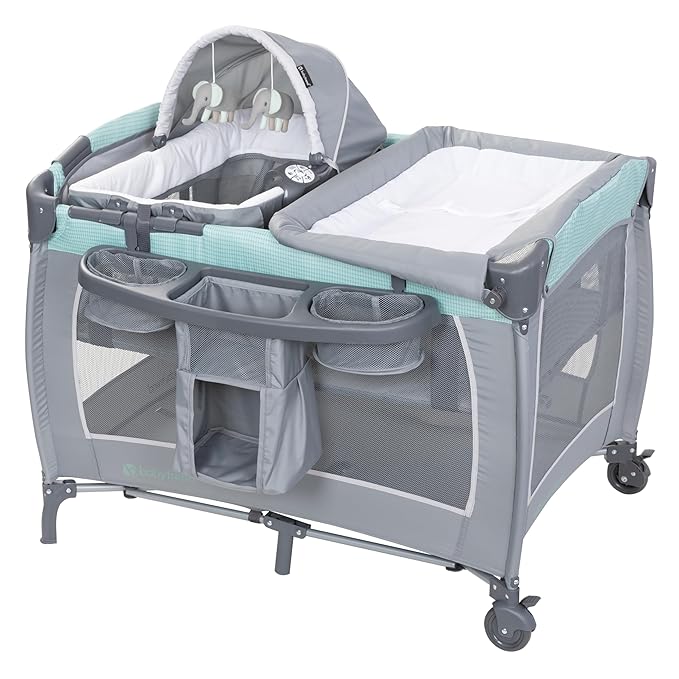 Baby Trend Lil' Snooze Deluxe III, Cozy Mint
