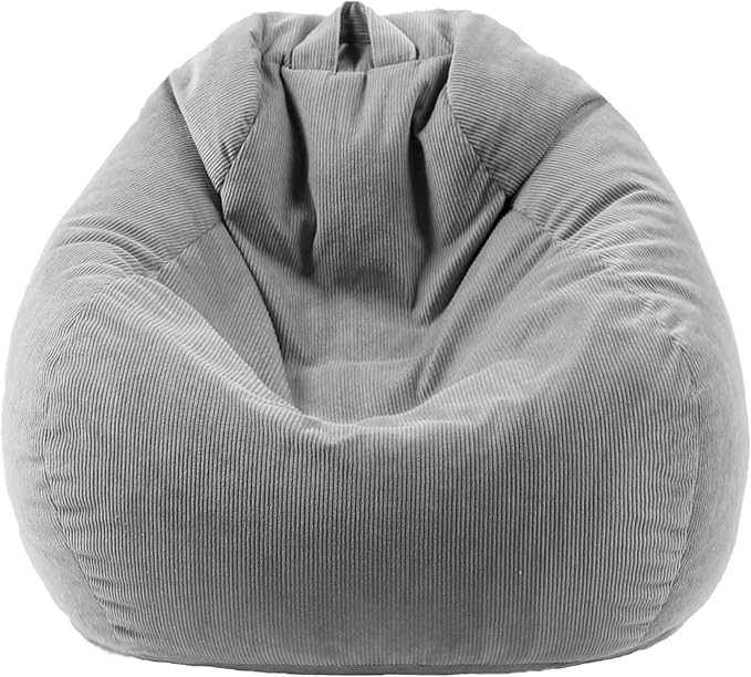 Bean Bag Chairs for Kids Chair Round Sofa Memory Foam Filling Reading Gaming Sofa for Living Room Bedroom