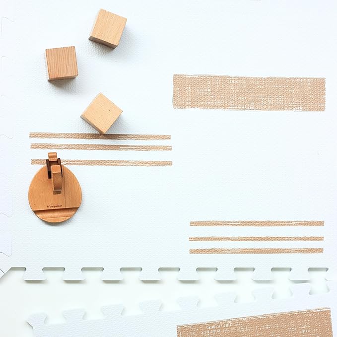 Baby Play Mats for Floor - Sol (4x6ft) - Premium EVA Foam Play Mat for Babies & Toddlers - Perfect for Tummy Time, Crawling, Playroom - Stylish & Comfortable Kids Play Mat