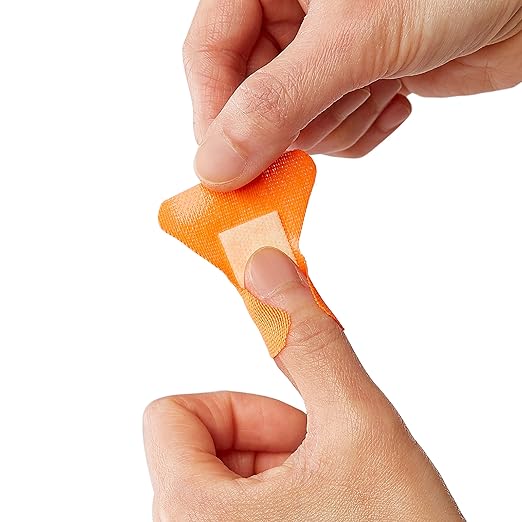 CURAD Performance Series IRONMAN Antibacterial Bandages, Extreme Hold Adhesive Technology, Finger & Knuckle Bandages, Flexible Fabric, Variety Pack with Assorted Sizes & Colors, 50 Count