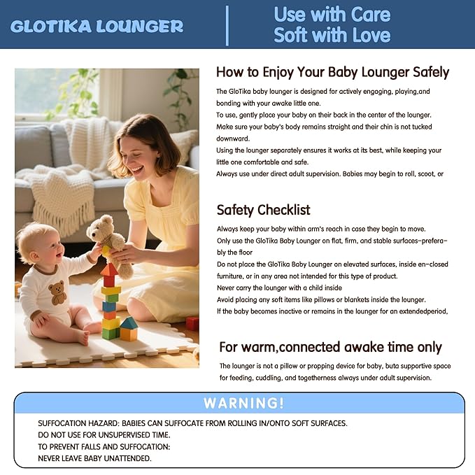 Baby Lounger, Foldable Infant Nest with Soft Memory Foam Mat, Cover with Adorable Pattern, Converts to Backpack for Easy Travel, 0-12 Months, Rocket