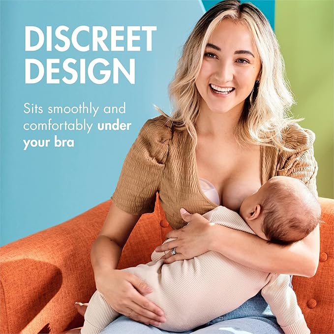 Boon Trove Silicone Manual Breast Pump Set - Hands Free Breast Milk Collector - Includes Polyester Travel Pouch - Breastfeeding Essentials - 2 Count