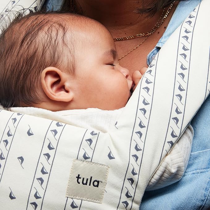 Baby Tula Explore Cotton Baby Carrier 7 – 45 lb, Adjustable Newborn to Toddler Carrier, Multiple Ergonomic Positions Front and Back, Soft and Supportive – Tula Coast, Folklore