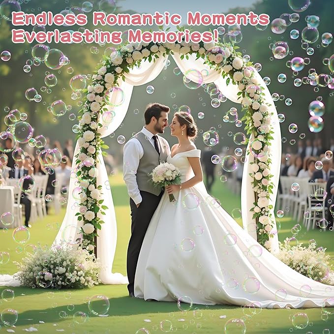 Bubble Machine Gun, 69 Holes Bubble Gun with Lights, Pink Outdoor Summer Beach Kids Bubbles Toys Birthday Wedding Party Halloween Fun for Girls Boys