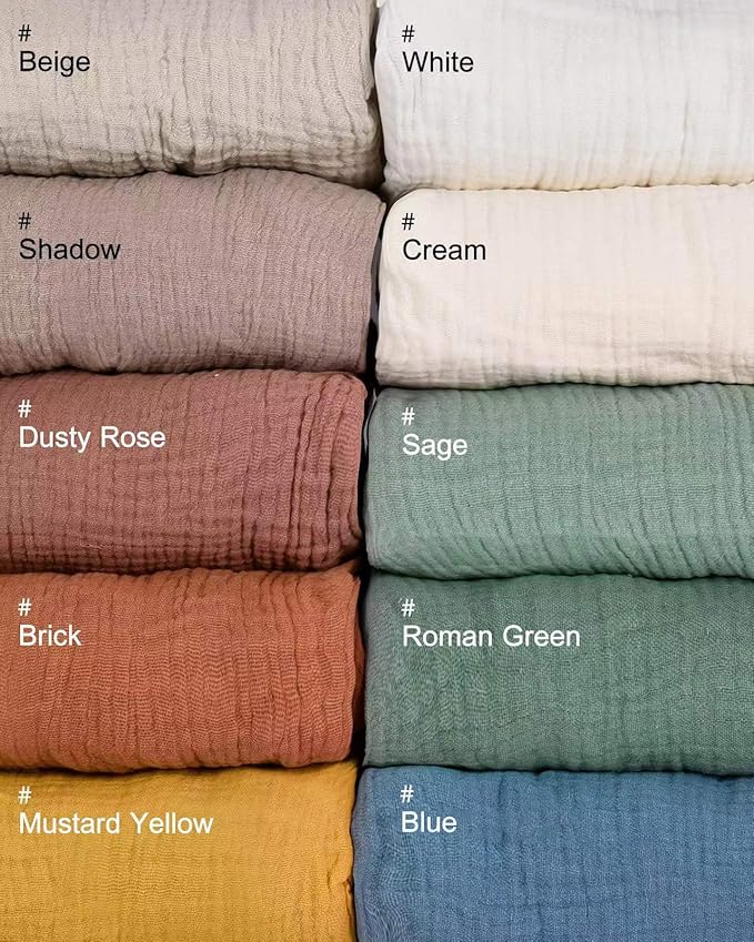 Bassinet Sheet for Baby Boy and Girl, Fitted Sheets for Rectangle, Oval, Hourglass Bassinet Mattress, Muslin Moses Basket Sheets with Neutral Style (Brick)