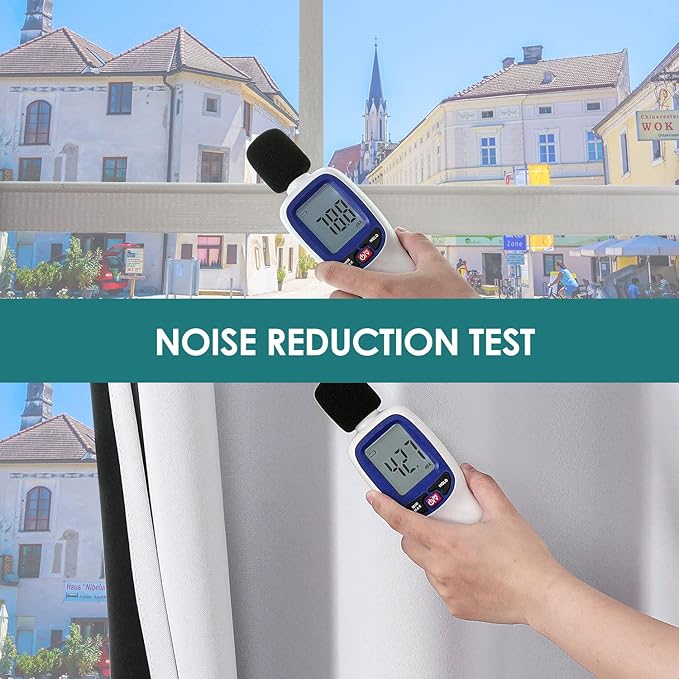 ChrisDowa 100% Blackout Curtains for Bedroom with Black Liner, 2 Thick Layers Total Blackout Thermal Insulated Grommet Window Curtains 2 Panels Set (Greyish White, 52 x 72 Inch)