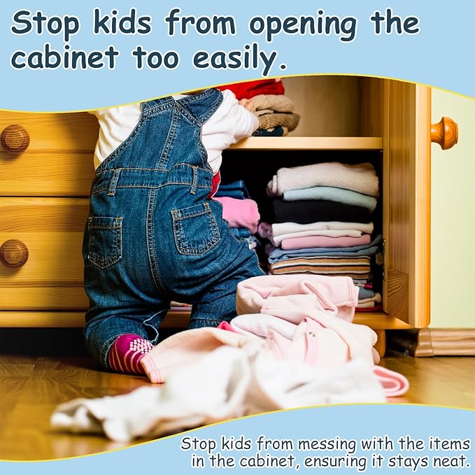 12 Pack Magnetic Cabinet Locks Baby Safety Child Proofing Invisible Locks No Drill Easy Installation for Cabinets Drawers Doors