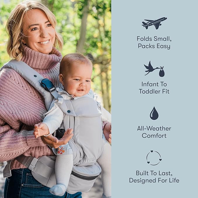 Colugo Baby Carrier - Baby Carrier Newborn to Toddler, Toddler Carrier, Adjustable, Lightweight, Breathable Carrier for Newborn to 33 Pounds (Wild Child)