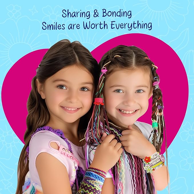 Bracelet Making Kit for Girls - Friendship Bracelet Kit - Christmas Gifts for Ages 6 7 8 9 10 11 12 Year Old Girl Birthday Gifts, Arts and Crafts for Kids Ages 8-12 Teen String Bracelets DIY Maker
