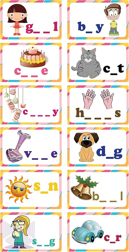 Creanoso US Schools and Learning Flash Cards Series (2-Deck)