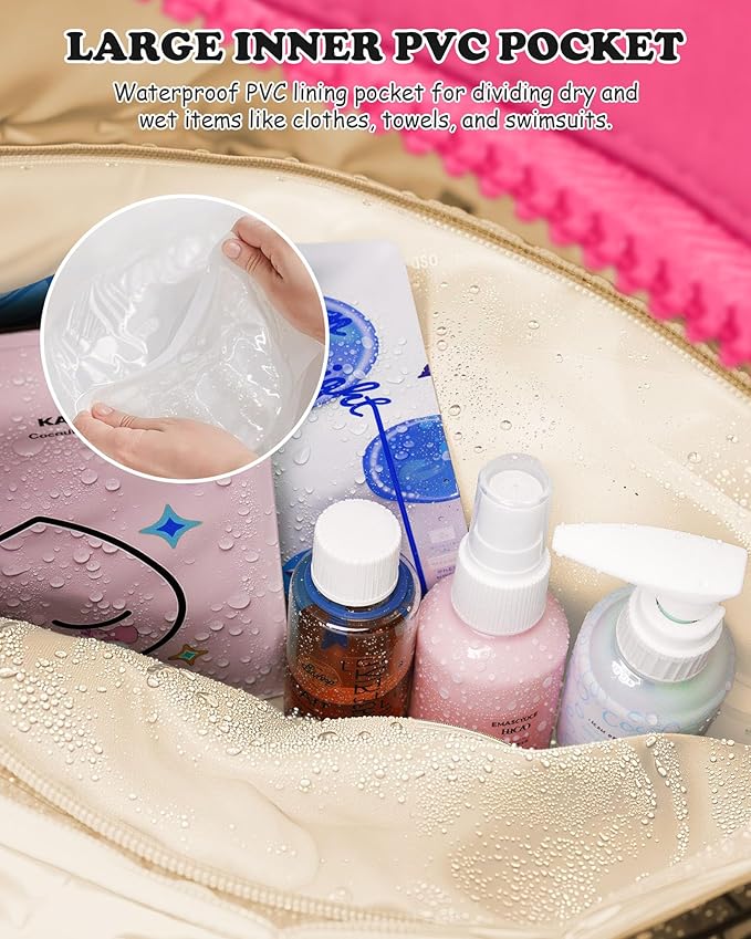 Dance Bag, Kid Weekender Bags，Girl Overnight Bag with Wet Pocket，Lightweight Travel Tote Personalized Cheer Bags with Makeup Pouch-12 Year Old Girl Birthday Gifts