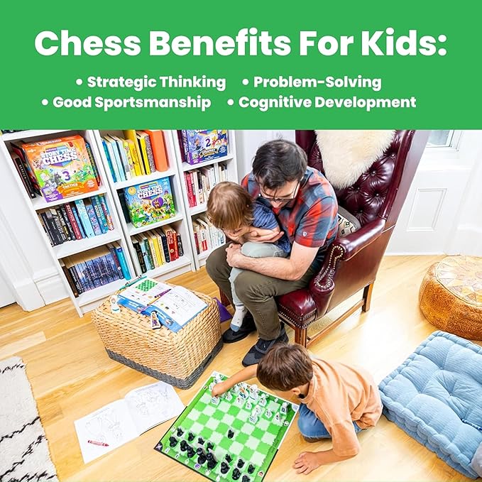Chess Sets for Kids, Kids Chess Set, Chess Game Toddlers, Learning Games for Kids, Chess Sets for Boys & Girls
