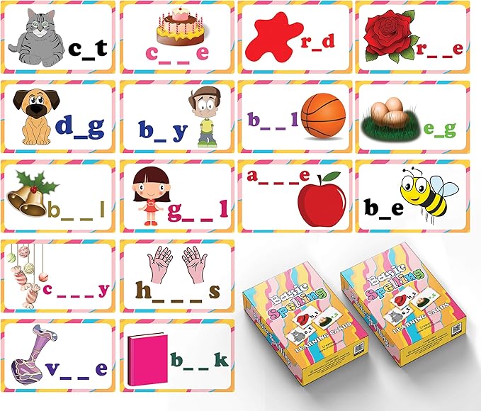 Creanoso US Schools and Learning Flash Cards Series (2-Deck)