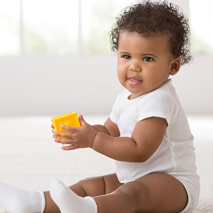 Gerber baby-boys 5 Pack Onesies Multi-packs Bundle Interlock 180 Gsm