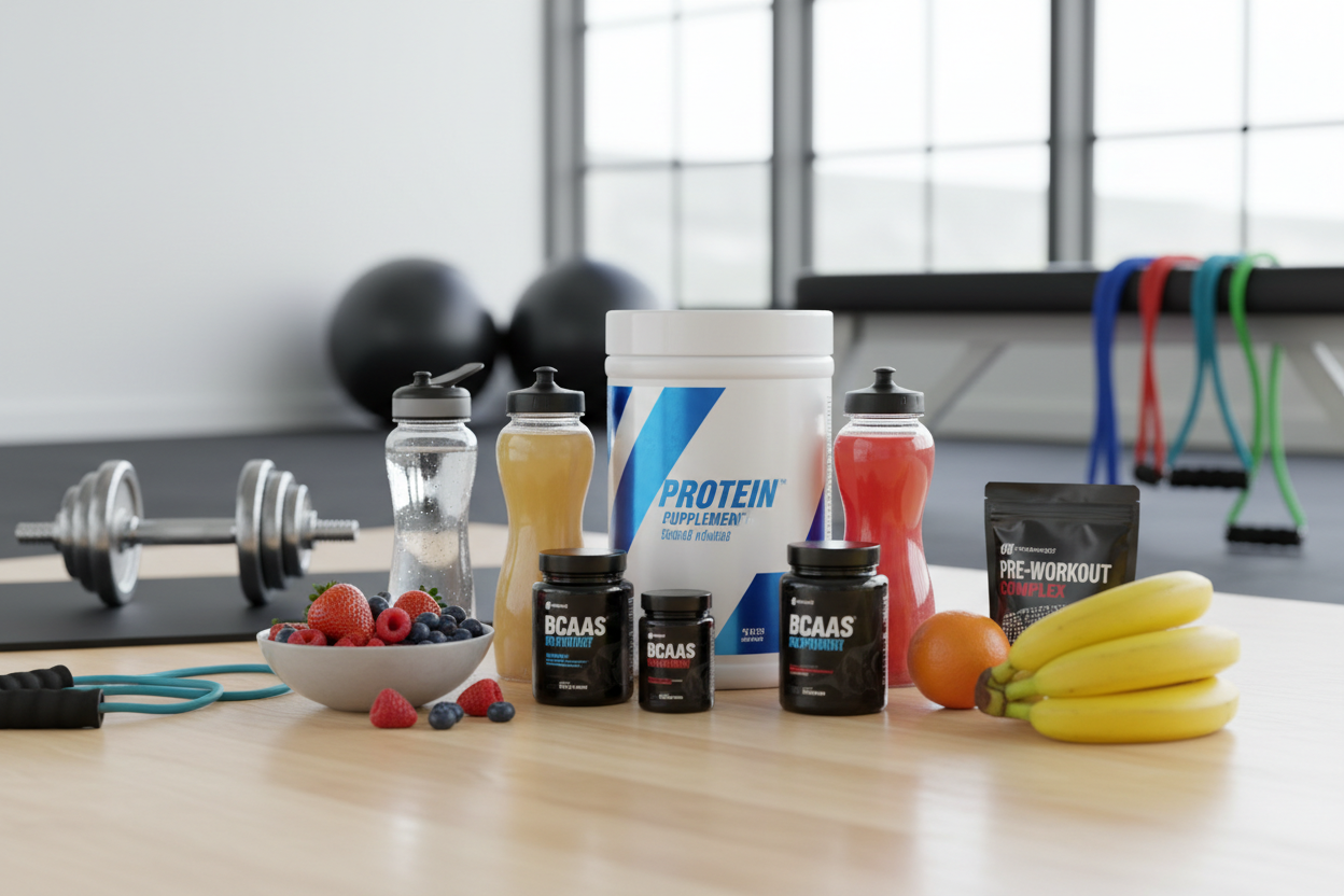 Fitness & Performance Boosters – Enhance energy, endurance, and recovery for an active lifestyle. (make it real photo)